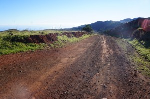 An example of the off-the-beaten path roads.