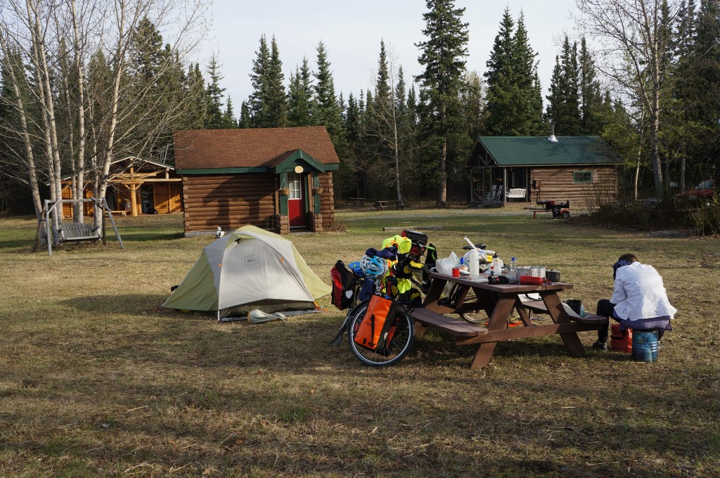 Camp at the Red Eagle Lodge.
